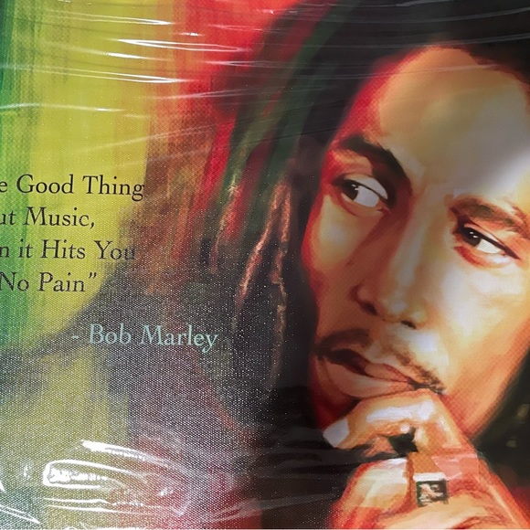 Bob Marley Wrapped Canvas - Picture 4 of 6